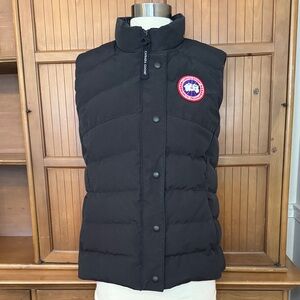 Womens Canada Goose Freestyle Vest, Black, Size Small
